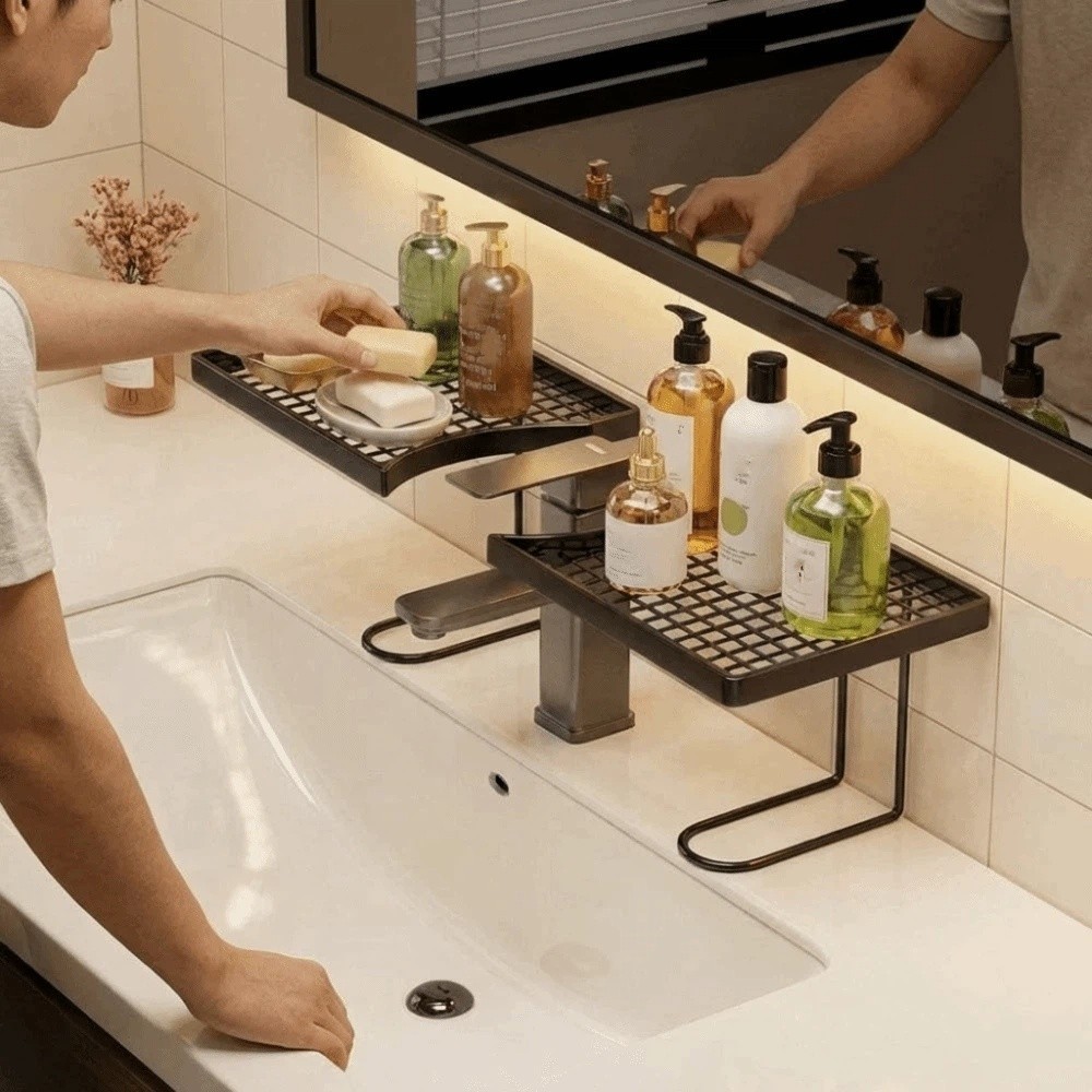 Giá để đồ nhà bếp PRICH5K Giá để đồ nhà bếp không khoan Phong cách hiện đại