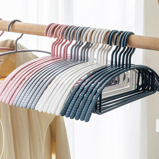 Móc Treo Quần Áo Cao Cấp Chống Trượt ECO, Móc Phơi Vai Cong Giữ Form Thiết Kế Bo Tròn Không Hằn Nếp