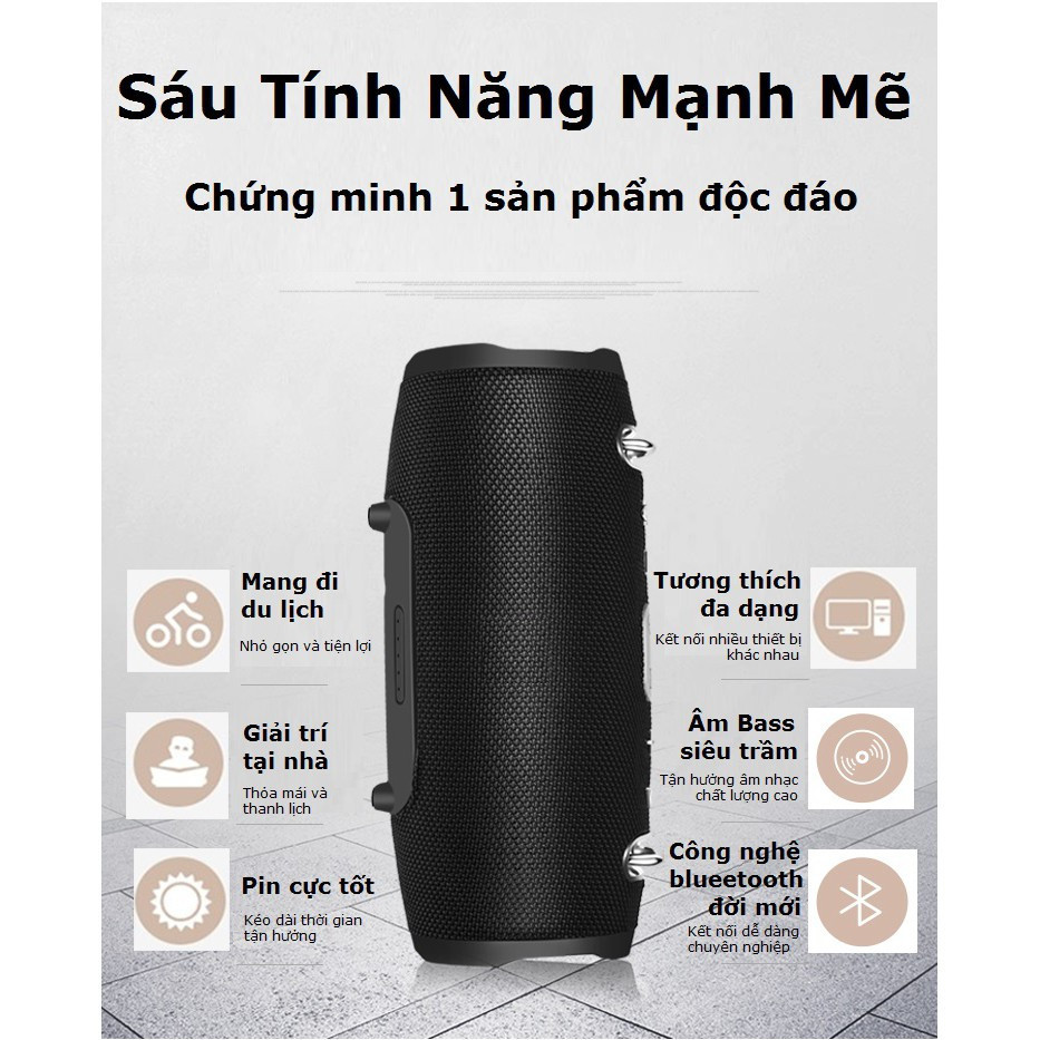 Loa Bluetooth Xtreme 2 Chống Nước Vân Vải Cao Cấp Bass Mạnh 40W Pin 10000mAh Nghe Nhạc Hay Tốt Nhất