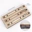 3 Loại Móc Khóa Dài DIY Handmade Khuôn Dao Da Cắt Dao Chất Liệu EDU4