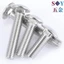 Chất liệu thép không gỉ 304 Vận chuyển Vít hình bán nguyệt Đầu vuông Bu lông cổ vuông Kệ đầu lớn Vít máy M3M4M5M6M8M10M12