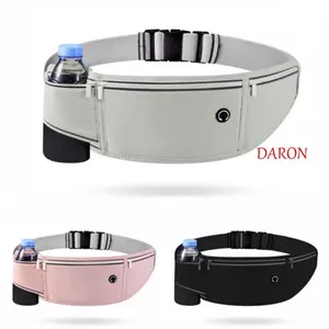 Túi đeo thắt lưng chạy bộ DARON, có túi đựng chai Túi chạy Marathon nhẹ, Túi đeo thắt lưng chống nước thời trang Túi đựng điện thoại thể thao Gói điện thoại Fanny
