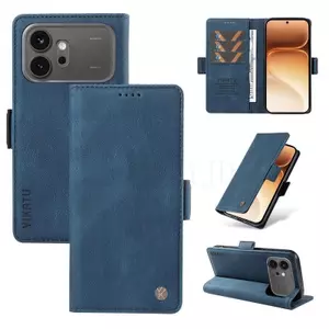 Ốp Lưng Cho Honor 600 Pro Da Cao Cấp Cảm Giác Da Bên Khóa Khe Cắm Thẻ Chống Rơi Vỏ Điện Thoại
