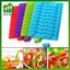 SWEET 20 Chiếc Lỗ Sáng Tạo DIY Silicone Gummy Rắn Giun Khuôn Socola Đường Kẹo Thạch Khuôn Đá Ống Khay Khuôn Bánh Trang Trí Dụng Cụ n
