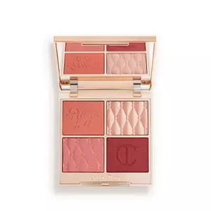 CT Straw Talk Limited Facial Palette Blush Highlighter All-in-One Palette Gentle Pink Brown Tăng cường làn da dành cho người mới biết Bảng trang điểm thân thiện
