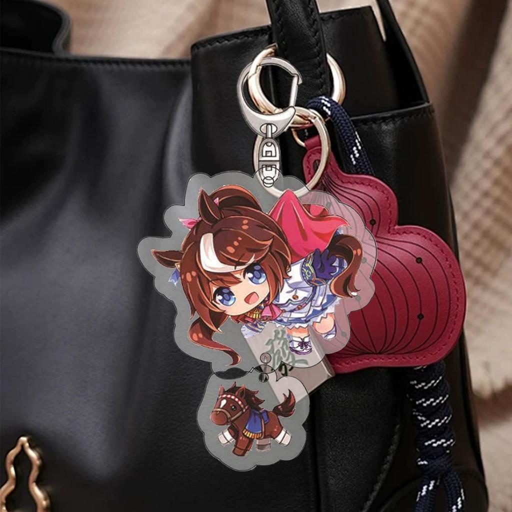 Uma Musume Series Acrylic Móc Khóa 2D Phẳng Acrylic Mặt Dây Hoạt Hình Anime Nhân Vật Túi Charm sonlekvn