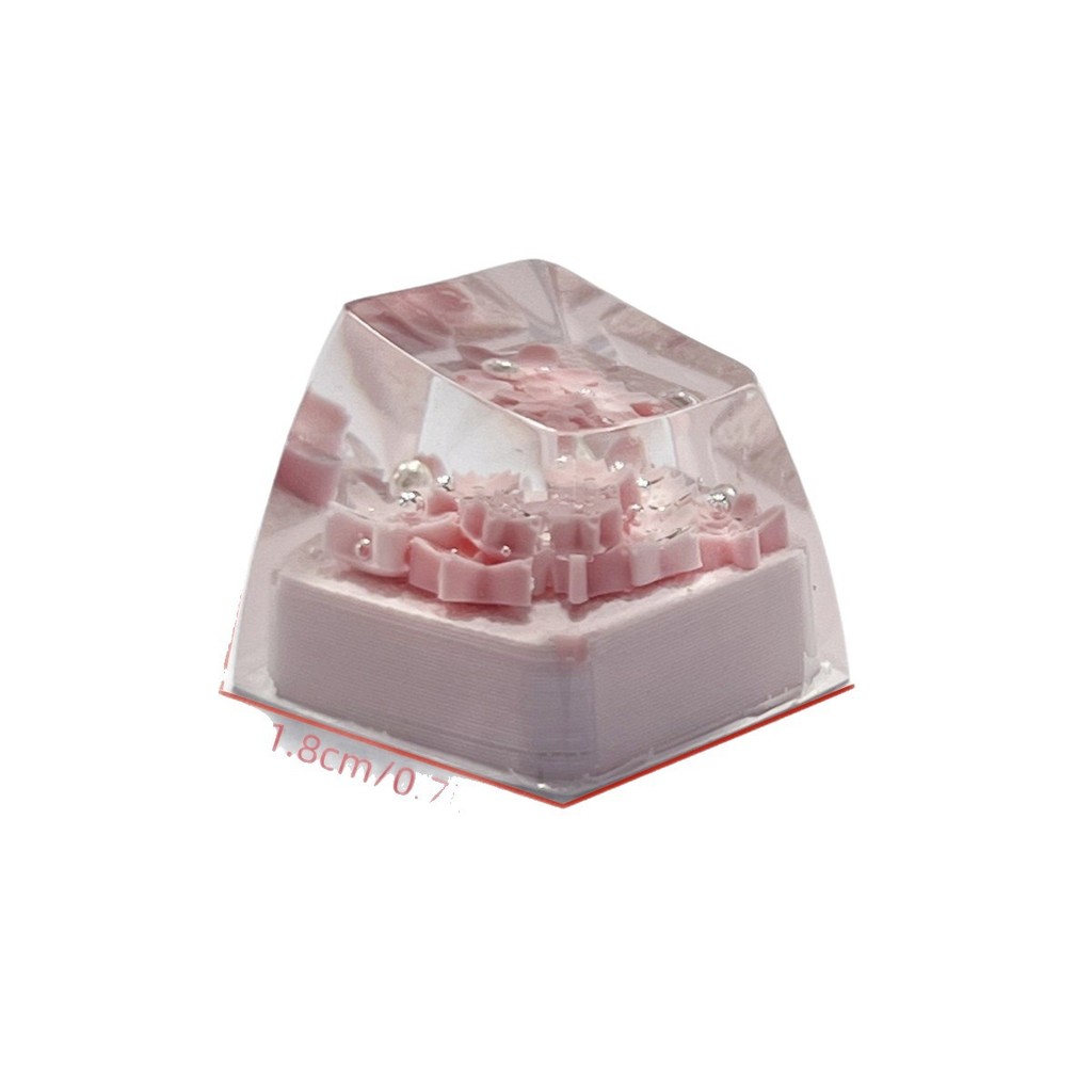 Keycap Resin Hoa Anh Đào Pastel | KCAP - World of Keycaps