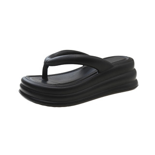 Phong Cách Mới EVA Khử Mùi Flip-Flops Nữ Mặc Ngoài Đế Dày Flip-Flops Chống Trơn Trượt San