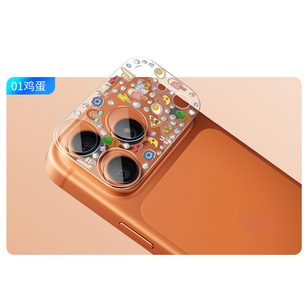 Dành Cho iPhone 17 Pro Max / 17 Pro Siêu Mỏng 3D Nổi Kính Cường Lực Camera Phim Bảo Vệ Toàn Diện Ống Kính Bảo Vệ