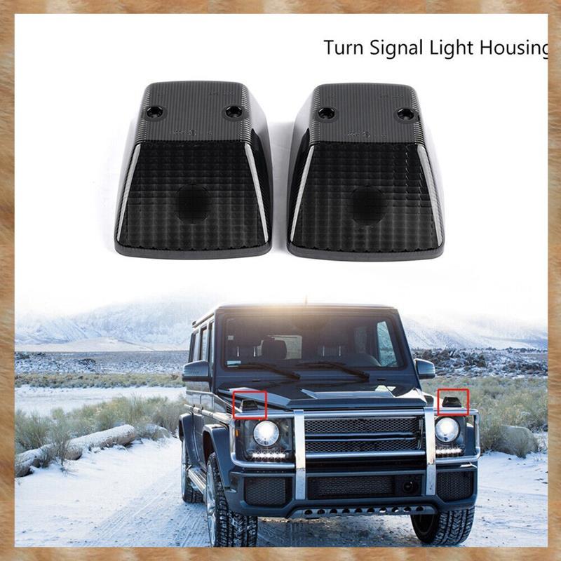 [S Z] 1 Cái Phụ kiện vỏ đèn báo rẽ phía trước A4638260057 Dành Cho W463 G-Class G500 G55 G63 G65 1986-2018 Bóng Đen