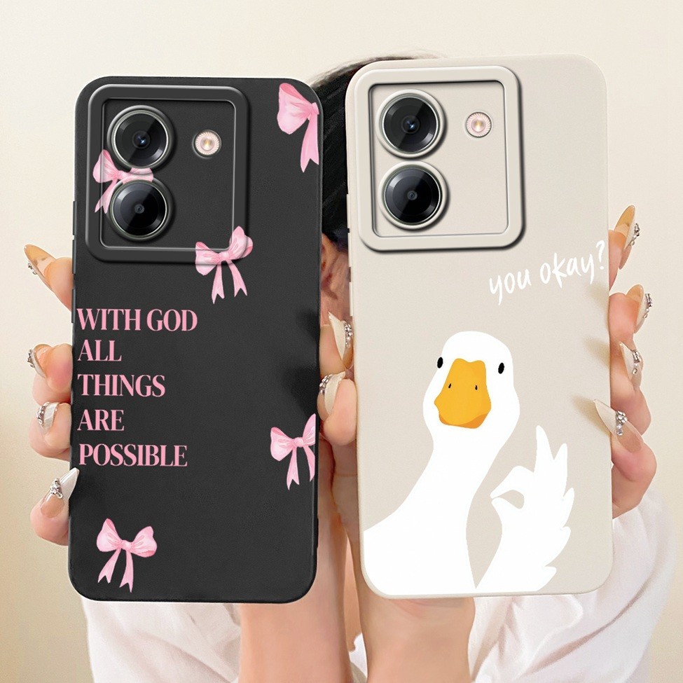 Dành Cho Poco M7 Pro 5G Ốp Lưng Silicon Thời Trang Sang Trọng Mát Kawaii Vỏ Sơn Dễ Thương 2409FPCC4G 2409FPCC4I