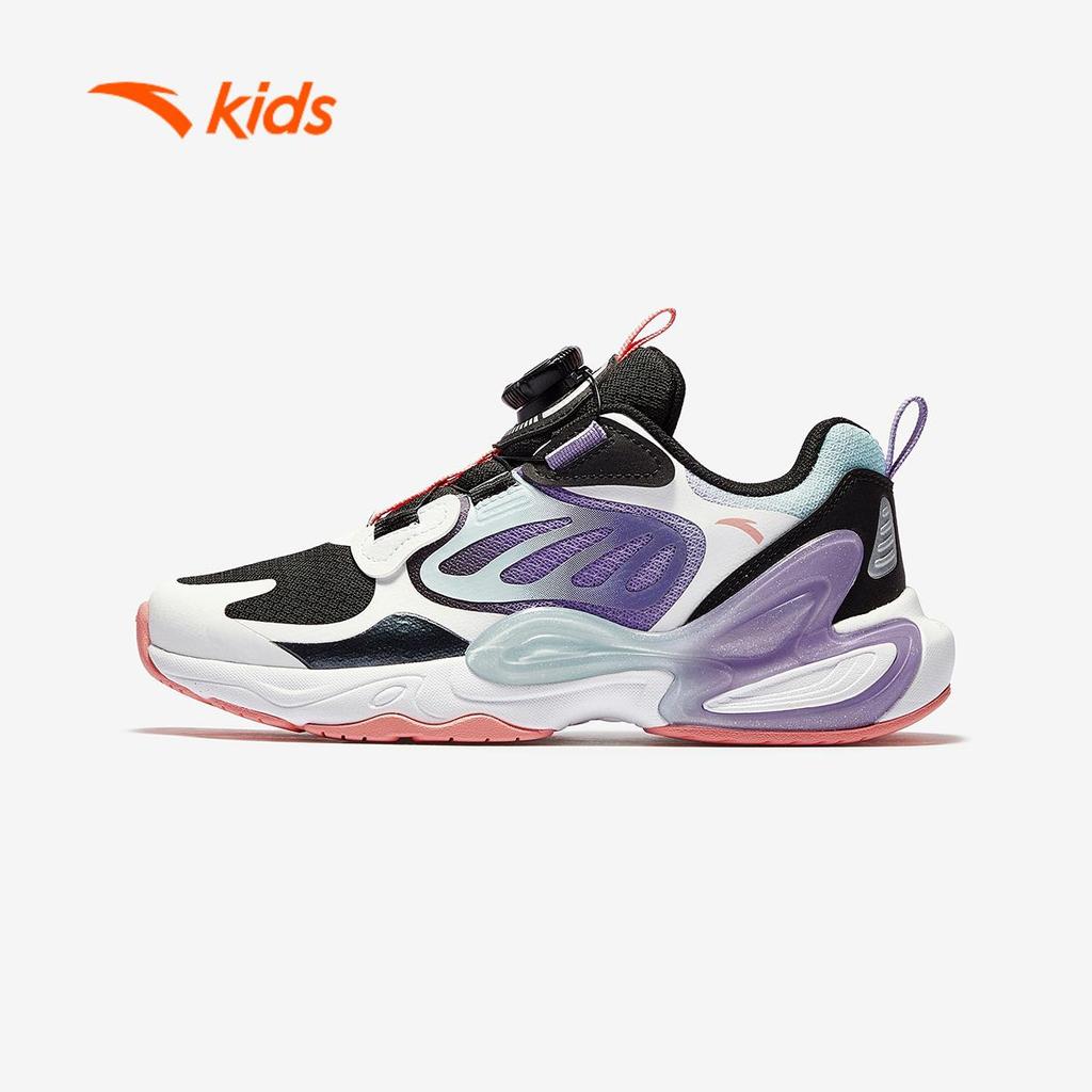 ANTA Kids Giày Thời Trang Bé Gái Êm Nhẹ, Thoải Mái Vận Động, Khóa Xoay Tiện Lợi 322548810U