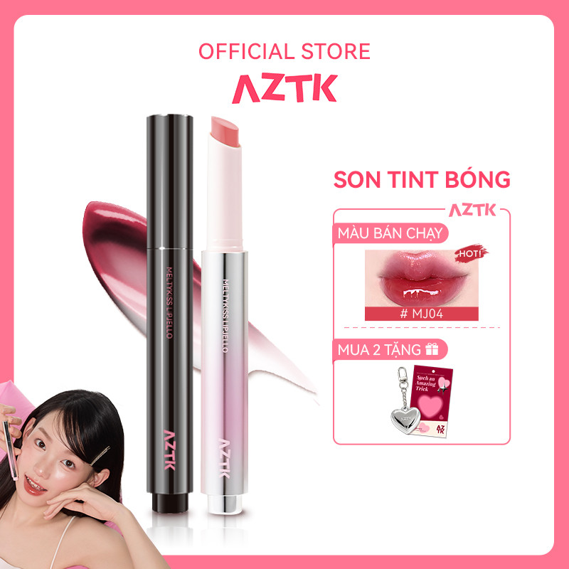 【AZTK】Son Môi Đông Lạnh Đôi, AZTK, Dưỡng Ẩm Ánh Sáng Nước, Mỹ Phẩm Sinh ...