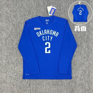 Bộ đồ tập bóng rổ Alexander American Casual của team Thunder với áo thun dài tay thể thao thoáng khí và khô nhanh