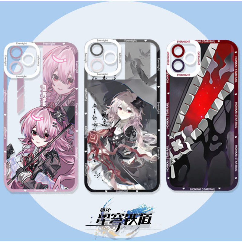 Ốp Lưng Cho Samsung Galaxy A12 A03 A32 A23 A52 A54 A50 A50S A30S A22 A53 A03S A22 A13 A04S Vỏ Evernight Honkai Star Rail Game Mềm Nóng Dễ Thương Trong Suốt