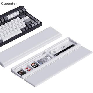 Bàn Phím Queenten Cổ Tay Còn Lại Miếng Lót Ergonomic Mềm Nhớ Xốp Hỗ Trợ Để Bàn Hộp Bảo Quản Dễ Dàng Gõ Giảm Đau Cho Văn Phòng Tại Nhà QT