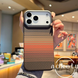 Thích hợp cho vỏ điện thoại Apple 17promax với họa tiết Kevlar, Apple 16 nhẹ chống rơi iPhone 15pro / 14 / 13 bao gồm tất cả vỏ cứng tản nhiệt
