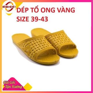 [GIÁ SỈ] Dép tổ ong vàng Trường Thịnh, dép lê, dép nhựa đi mưa, dép đi trong nhà