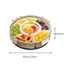 Khay phục vụ chia cc có nắp và tay cầm 360° Hộp đựng đa năng xoay Hộp lưu trữ có thể xếp chồng lên nhau cho Fru