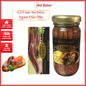 Cá Cơm Biển Anchovy Phi Lê Sốt Dầu Ôliu Đậm Đà, Thơm Ngon, Dễ Chế Biến