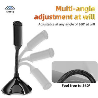 ELBBKG 3.5mm Laptop Micro USB Để Bàn Đứng Mic Có Giá Đỡ Cho Phòng Thu Phát Biểu Hát Chơi Game Phát Trực Tuyến Mới