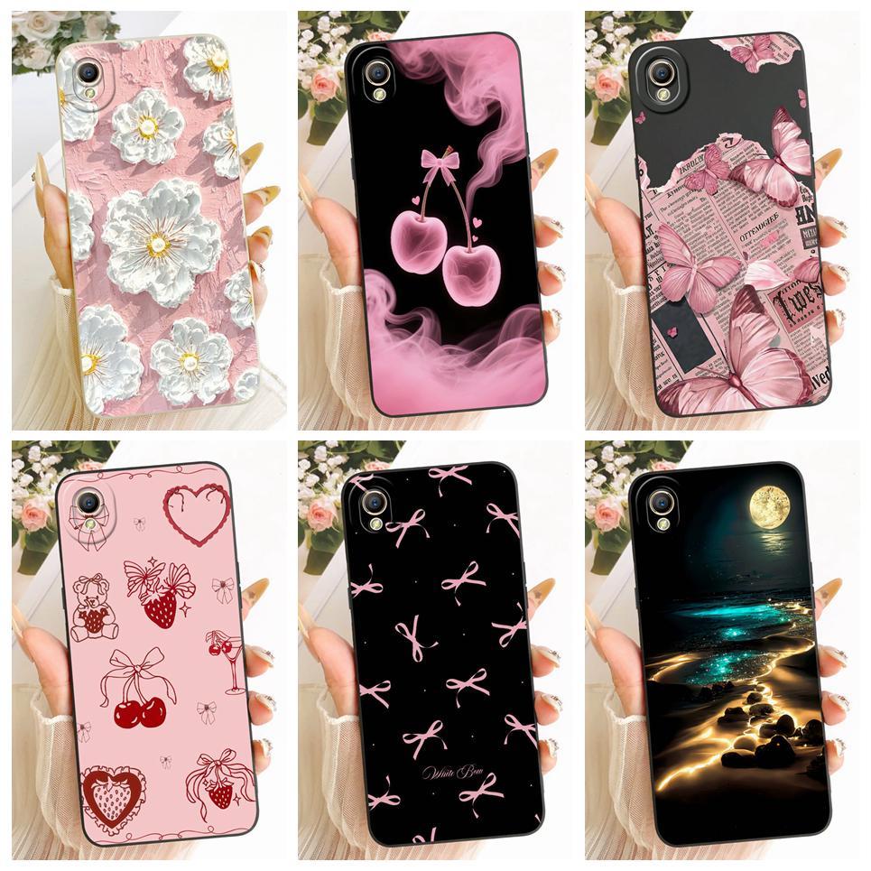 Dành Cho Oppo A37 A 37 A37f A37m A37fw Ốp Điện Thoại Nơ Họa Tiết Hoa Sang Trọng Bướm Nữ Tính Ốp Lưng Silicon Lỏng Mềm
