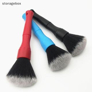 [Hộp lưu trữ] Bàn chải làm sạch di động Dụng cụ chi tiết tóc siêu mềm Bảng điều khiển Điều hòa không khí Đẹp