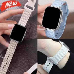Dây đeo silicon thể thao cho vòng tay Mi band 8 Pro / 9 Pro cho Redmi Watch 6 / 5 / 4 dây đeo đồng hồ thay thế phụ kiện đồng hồ