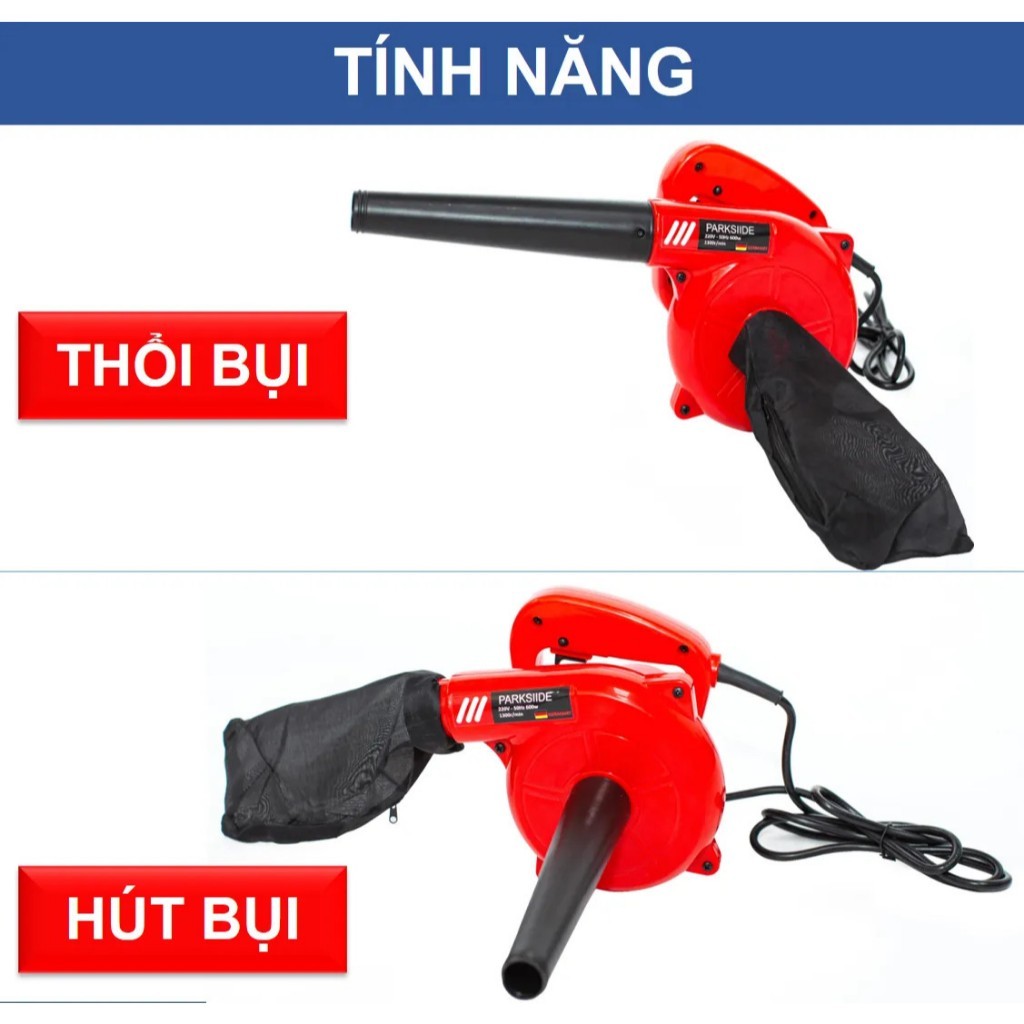 Máy Thổi Bụi 700W Kiêm Hút Bụi Đa Năng Công Suất Lớn Làm Sạch Máy Tính Nhà Cửa Hiệu Quả