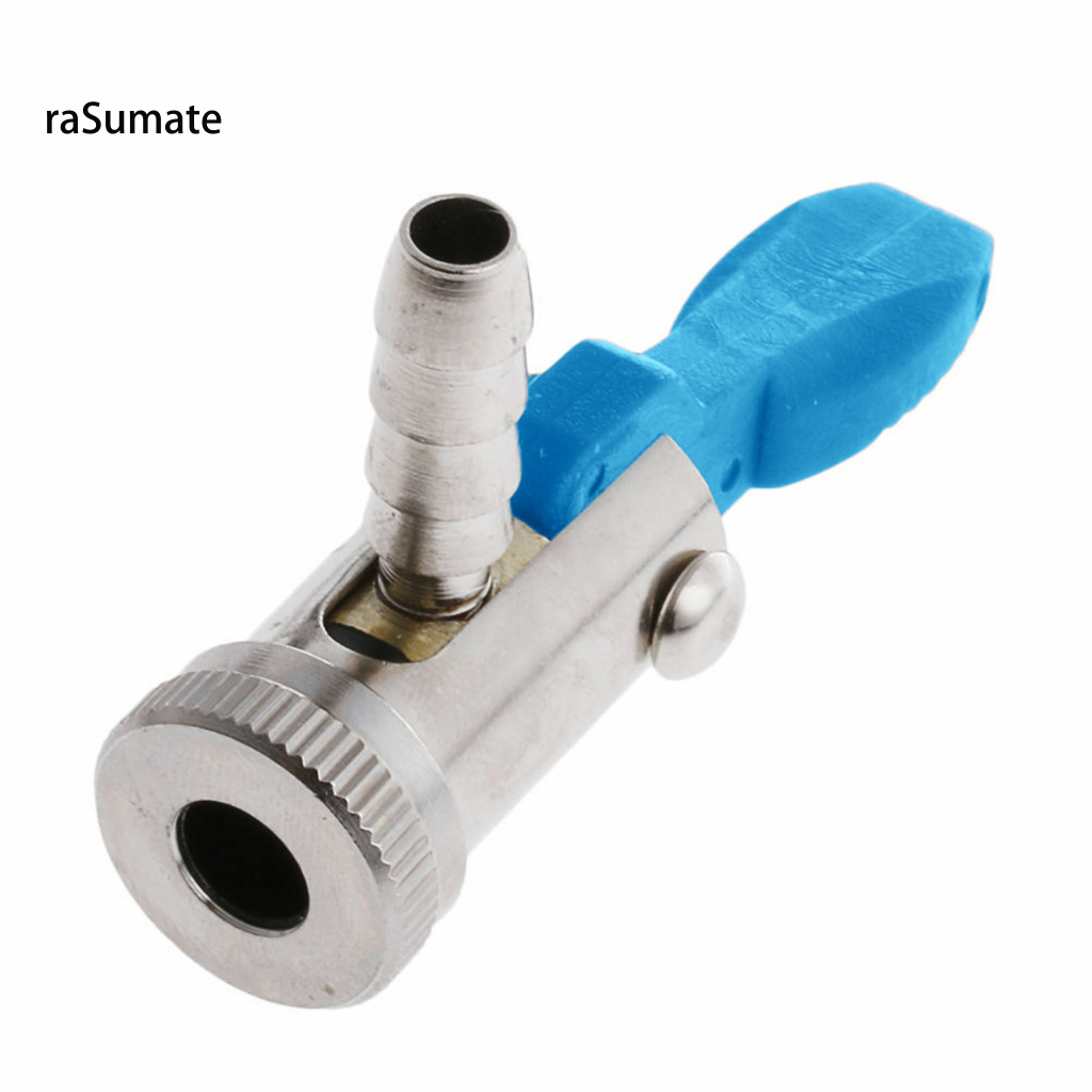 < rasumate > 6mm / 8mm Xe Máy Xe Máy Lốp Xe Đạp Máy Bơm Hơi Lốp Van Bơm Không Khí Đầu Nối Chuck
