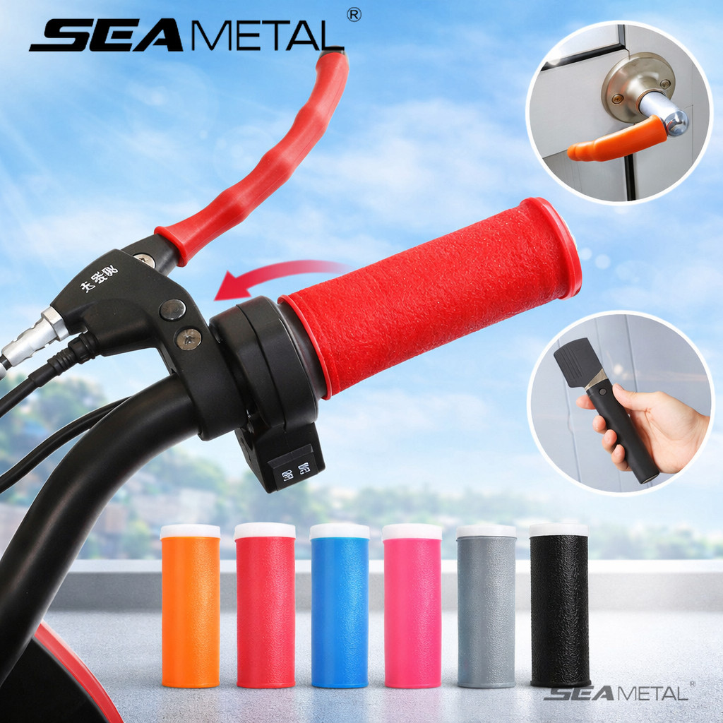 Tay lái xe máy và xe đạp bằng silicon SEAMETAL cần phanh xe đạp chống trượt thích hợp cho xe đạp leo núi