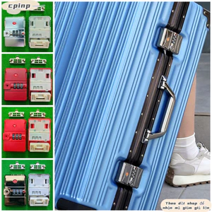 Khóa mật khẩu hành lý CPINCP, Khóa kết hợp 3 chữ số chống trộm nhiều màu, Dụng cụ sửa chữa bền bỉ Dụng cụ bảo mật Bãi bỏ Khóa vali