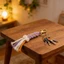 Móc khóa DIY Cotton mềm Yoo với trang trí viền đầy màu sắc cho túi xách và chìa khóa quyến rũ
