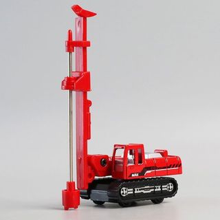 Hợp Kim Máy Đóng cọc Đồ Chơi Xe Trẻ Em Trượt Xe Mô Phỏng Xe Mini Mô Hình Bé Trai Bé Khoan Xe Mô Hình