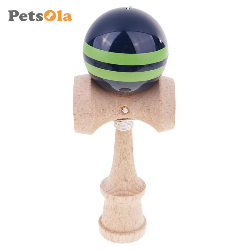 Kid Kendama Ball Sức khỏe Nhật Bản Trò chơi gỗ truyền thống Đồ chơi kỹ năng cân bằng