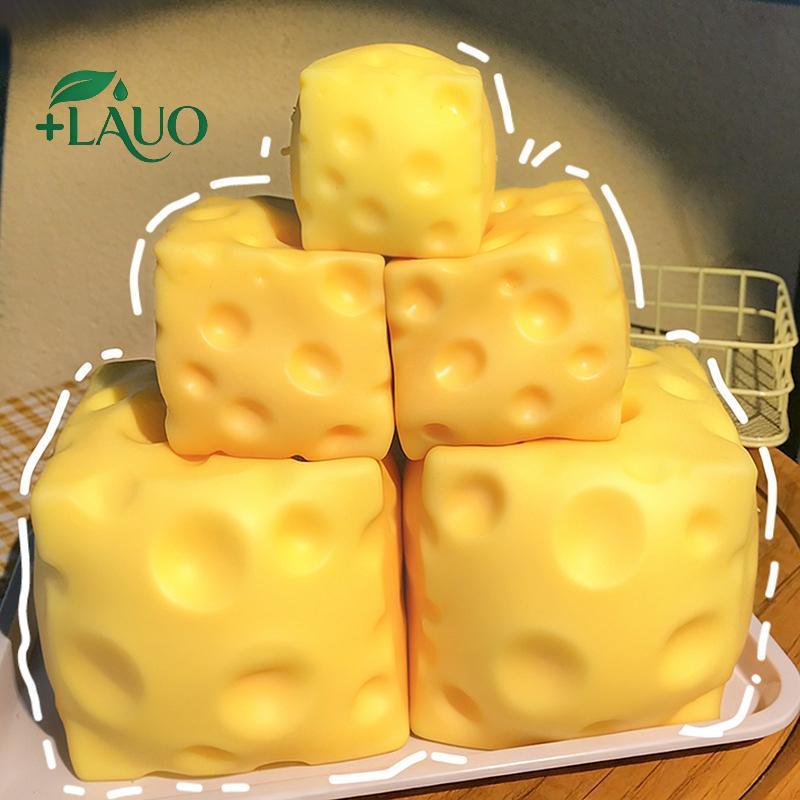 Springevenstar Hình Phô Mai Bóp Đồ Chơi Cực Lớn Co Giãn Fidget Squishy Phô Mai Giảm Căng Thẳng Đồ Chơi Cho Trẻ Em Quà Tặng Văn Phòng Tại Nhà Sử Dụng Springevenstar