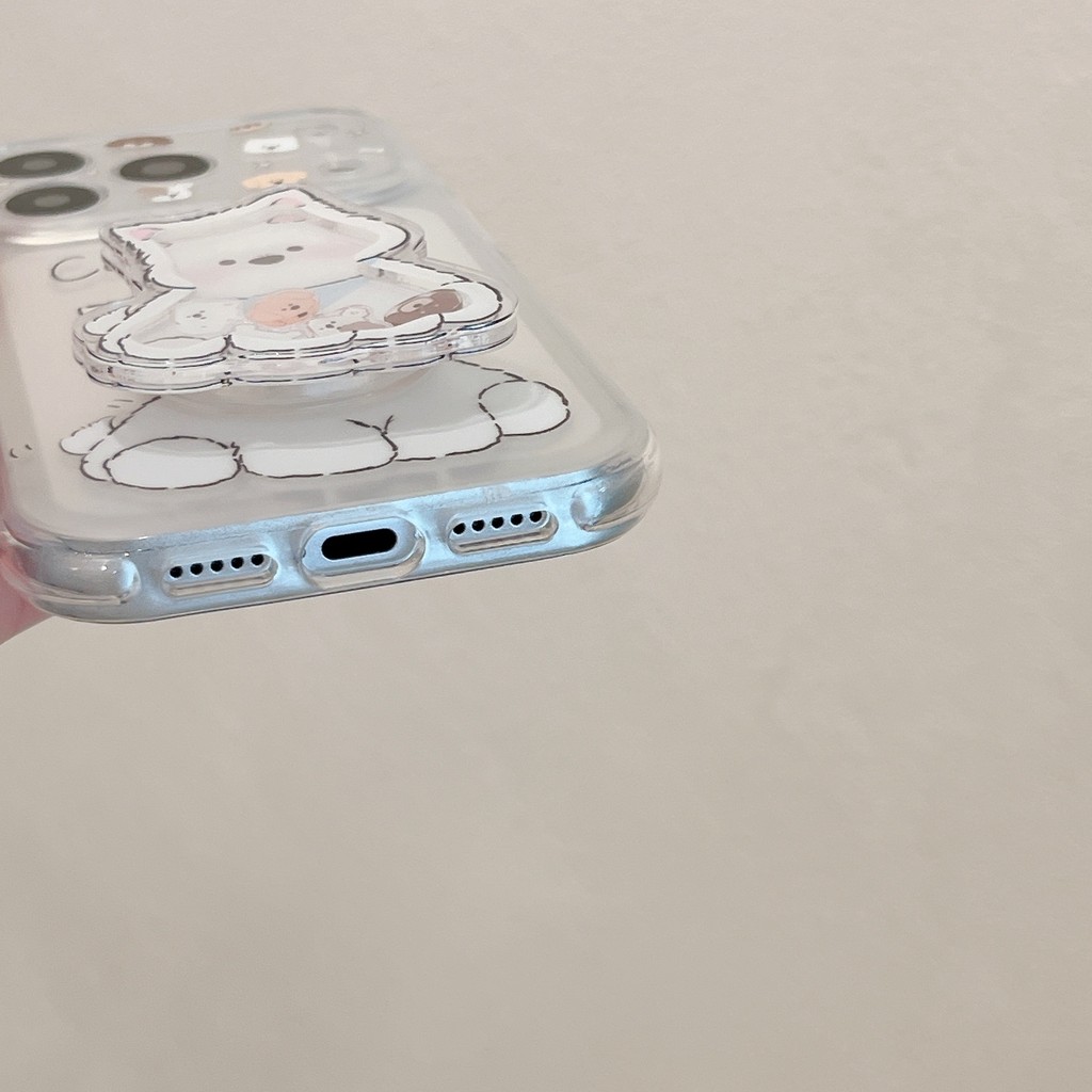 【Giao hàng nhanh】Ốp Điện Thoại Thỏ Miffy Chấm Bi Cho IPhone 17 Pro Max 17 16 15 14 ốp lưng iphone