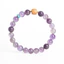 Vòng tay thạch anh tím - Phong cách mới Handmade - Màu ngọc lam bằng gỗ thạch anh tím mịn màng trong suốt - Unisex 6mm / 8mm - dành cho lễ hội đám cưới tân gia
