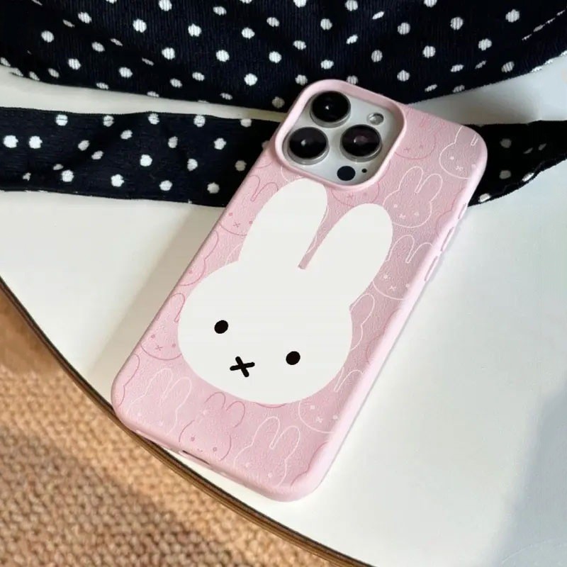 Thỏ sao đầy màu sắc Vỏ điện thoại dành cho iPhone 14 15 16 13 12 11 Pro Max Xs Max XR 17 Air Vỏ iPhone màu hồng