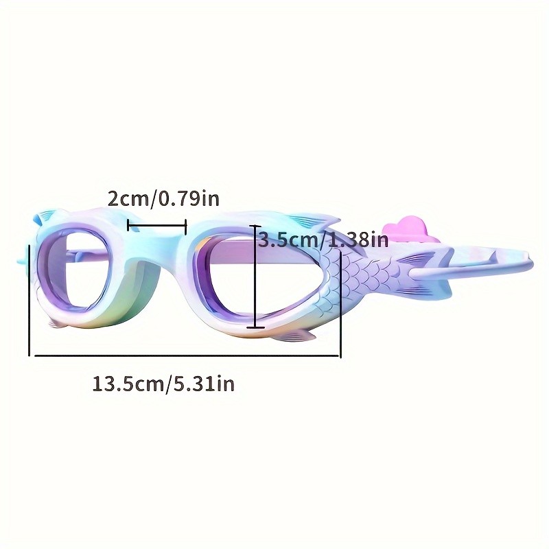 Kính bơi trẻ em có nắp silicone chống sương mù, tầm nhìn rõ ràng, dành cho bé trai và bé gái - Thiết bị thể thao dưới nước