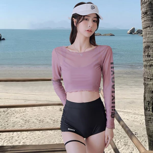 Váy đồ bơi bảo thủ thời trang, bộ đồ tắm cho kỳ nghỉ đi biển