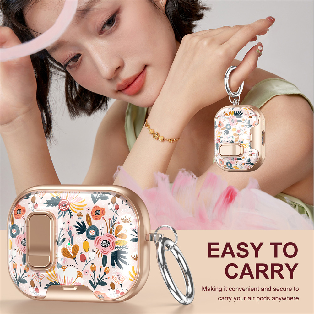 hộp vỏ đựng tai nghe Hộp đựng tai nghe Snap-on sang trọng Lenuo cho AirPods 4 anc Pro 2