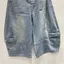 Quần Short Denim Over-the-Knee Phong Cách Retro