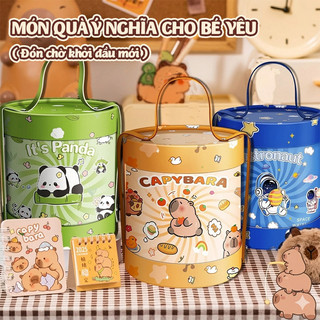 Hộp Quà Tặng Văn Phòng Phẩm Bộ Quà Tặng Đồ Dùng Học Sinh Dễ Thương Hình Phi Hành Gia 1/6 Lý Tưởng Cho Mùa Tốt Nghiệp