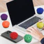 Bộ 6 Đồ Chơi Fidget Cảm Giác Nấm Silicon Có Cốc Hút – Giảm Căng Thẳng Lo Âu Mini Họa Tiết Đá Lo Âu Cho Trẻ Em Người Lớn Đá Di Động Để Thư Giãn Tập Trung