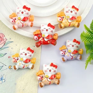 Set charm Hello Kitty Cưỡi Ngựa May Mắn – Charm dép Cute Lung Linh, Phong Cách Ngọt Ngào, Mang Lại Tài Lộc Và Niềm Vui