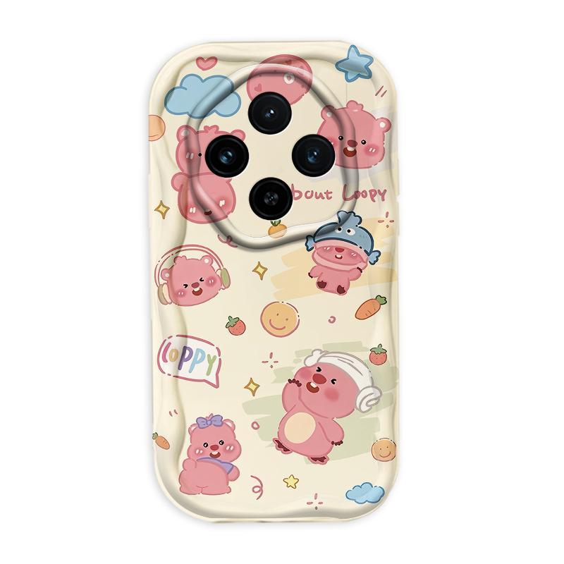 Thích hợp cho Redmi 14C 3D Wave Soft TPU Phim hoạt hình dễ thương Loopy Vỏ điện thoại chống sốc