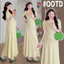 Trang phục bà bầu mùa hè Slim-fit Slimer Look Váy dệt kim