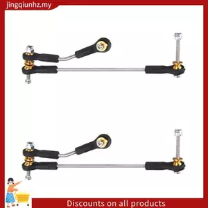 2 Bộ Liên Kết Lái Servo Liên Kết Thanh Lái Liên Kết Cho C14 C24 C34 B1 B14 B24 B16 B36 1 / 16 RC Xe Phụ Tùng