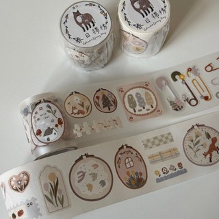 Washi tape PET tape bế viền Yier Splendor Spring